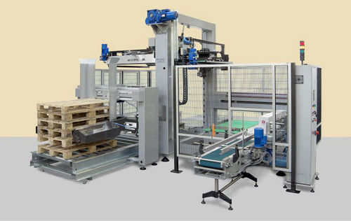 Schichtpalettierer - ACCUPAL series - MAS PACK - Kisten / Paket / automatisch