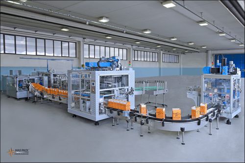 Pick-and-Place-Kartonpacker - ACCUPACK 20-3/6 - MAS PACK - automatisch / für Flaschen / für die Lebensmittel- und Getränkeindustrie