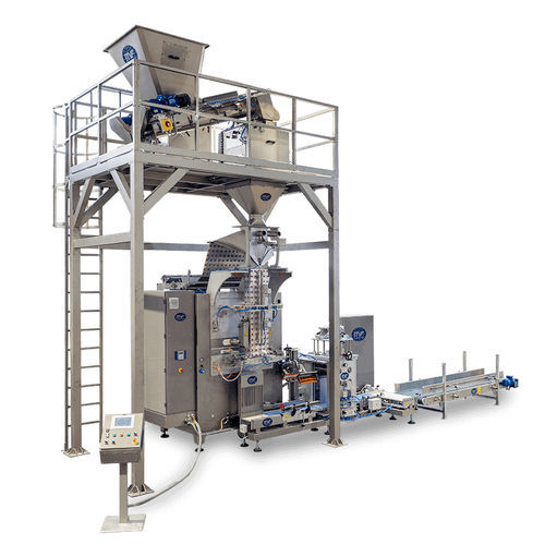 Automatische Verpackungsmaschine - MF 60 VACUUM - MF TECNO - MASSINI INDUSTRIES srl - Vakuum / vertikal / für Säcke