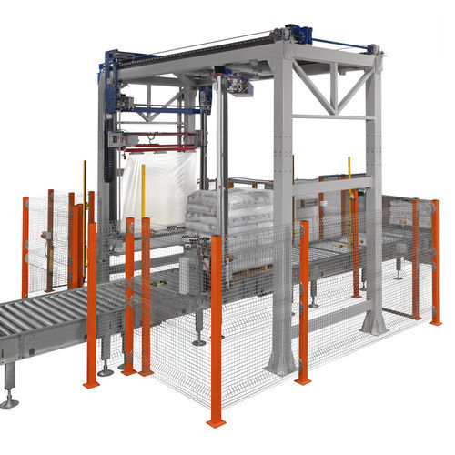 Horizontaler Stretchwickler - MF WRAP 60 - MF TECNO - MASSINI INDUSTRIES srl - automatisch / Paletten / Steuer