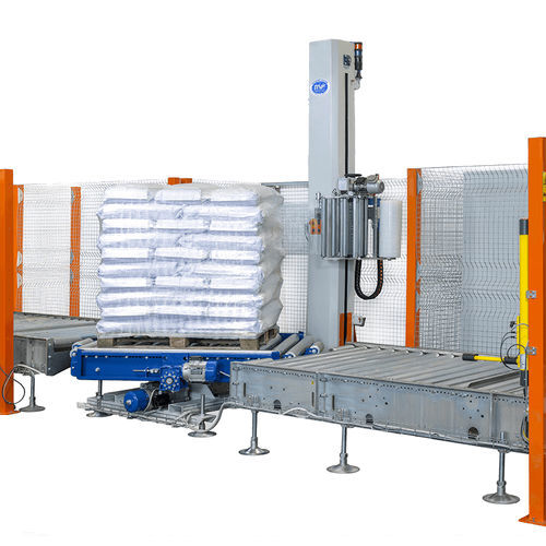 Stretchwickler mit Drehteller - MF WRAP 35 - MF TECNO - MASSINI INDUSTRIES srl - automatisch / für Transport / Paletten