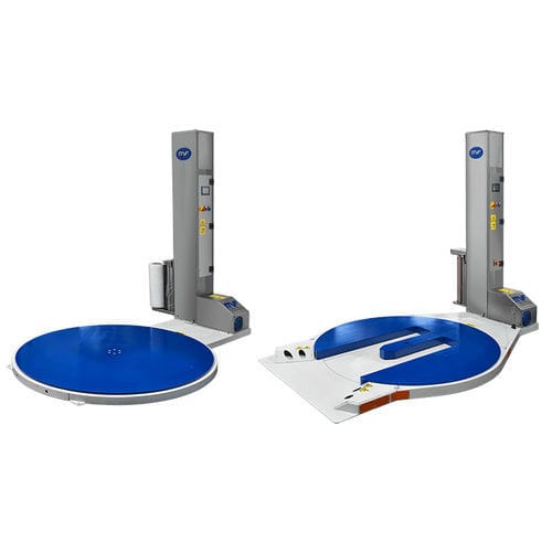 Stretchwickler mit Drehteller - MF SPW 20 - MF TECNO - MASSINI INDUSTRIES srl - halbautomatisch / für Schlauch / Paletten