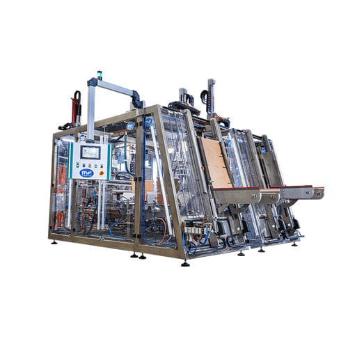 Horizontaler Kartonpacker - MF TECNO - MF TECNO - MASSINI INDUSTRIES srl - automatisch / für Kisten / für Platten