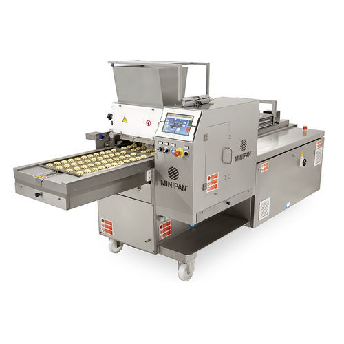 Produktionsanlage für Kekse / mit Schneider - COMBY 3VO - Minipan S.r.l. Food Processing Machines - mit Extruder / mit Anrichtevorrichtung