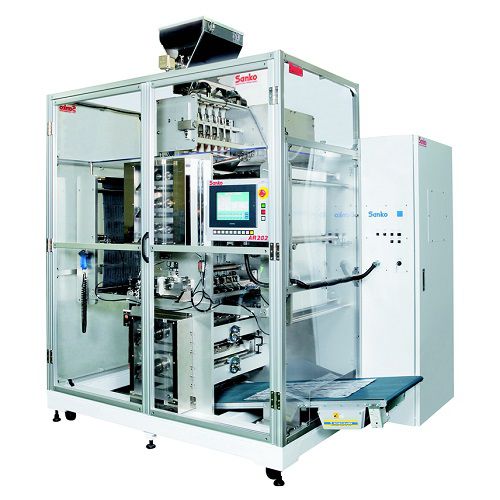 Vertikale Absackmaschine - AR202 - Sanko Machinery Co., Ltd. - VFFS / für Granulat / mehrzeilig