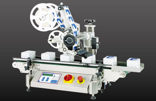 Automatische Etikettiermaschine - ELF-20 - Pack Leader Machinery - zur Oberseitenetikettierung / mit hoher Drehzahl