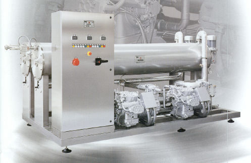 Kühler für Flüssigkeiten - FRIGOUNIVERSAL - TMCI Padovan S.p.A. - Newpack and Chemtech Divisions - mit gerauhter Oberfläche