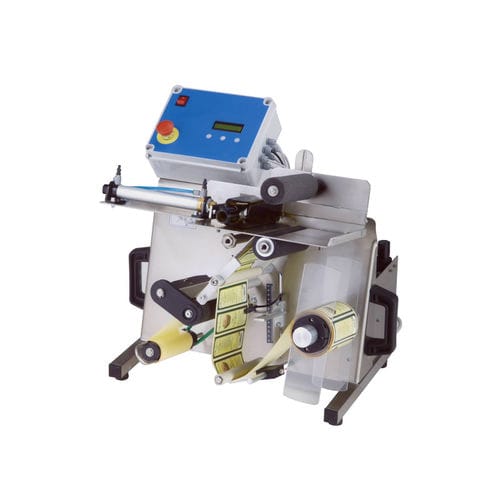 Etikettiermaschine für Flaschen - EKO 10 - PMS Technology S.r.l. - für selbstklebende Etiketten / horizontal
