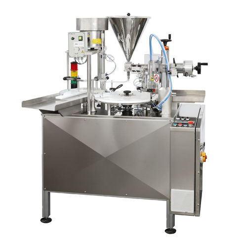 Automatische Verpackungsmaschine - Mini-block - PMS Technology S.r.l. - halbautomatisch / horizontal / für Flüssigkeiten