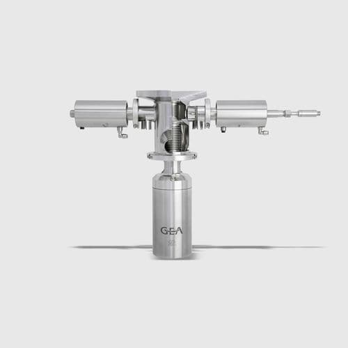 Pneumatisches Ventil - Aseptomag® DKBS - GEA Procomac S.p.A. - Durchflussbegrenzung / doppelt / für Tanks