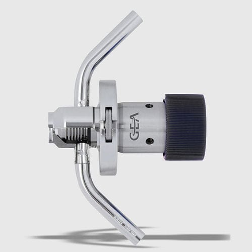 Ventil zur Probenahme - Aseptomag® PV  - GEA Procomac S.p.A. - Hebel / mit Handrad / pneumatisch