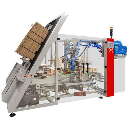 Wraparound Kartonpacker - WRAP-50 - Prodec Equipos de Envasado, S.A.U. - seitlich / automatisch / Hotmelt-Klebstoff