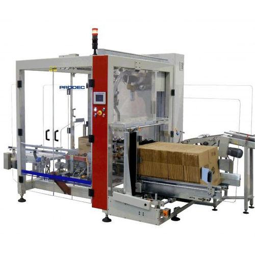 Pick-and-Place-Kartonpacker - D-200 - Prodec Equipos de Envasado, S.A.U. - mit oberer Öffnung / automatisch / für Lebensmittel