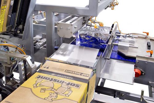 Seitlicher Kartonpacker - FL-4 - Prodec Equipos de Envasado, S.A.U. - automatisch / für Schlauch / Hotmelt-Klebstoff