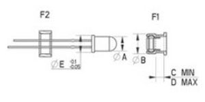 Linsenträger für LED - 014 series - Skiffy