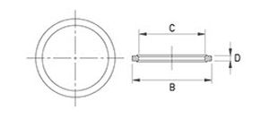 O-Ring-Dichtung - 178-3 series - Skiffy - Polyurethan / kreisförmig / Flansch