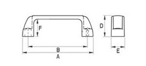 Bügelgriff - 206-3 series - Skiffy - Tür / Phenolharz
