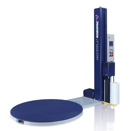 Stretchwickler mit Drehteller - MASTERPLAT PLUS series - ROBOPAC SPA - automatisch / für Industrieanwendungen / für Karton