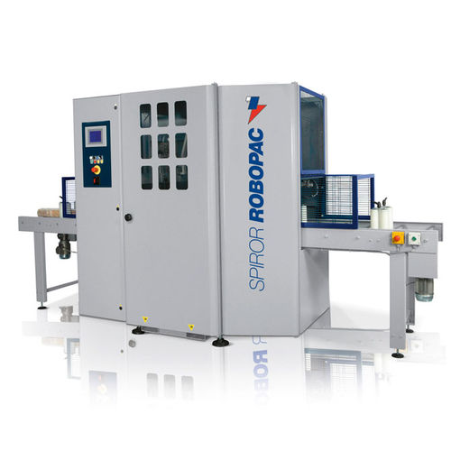 Horizontaler Stretchwickler - SPIROR HP series - ROBOPAC SPA - automatisch / mit Förderer / mit Stretchfolie