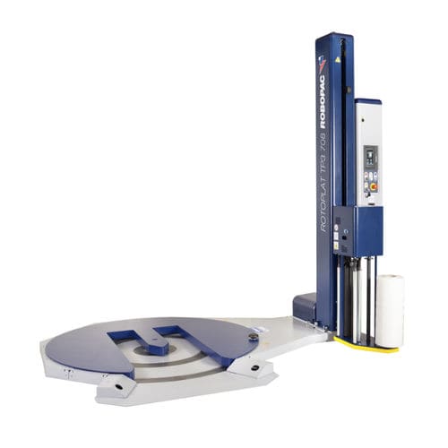 Stretchwickler mit Drehteller - ROTOPLAT TP3 - ROBOPAC SPA - Platten / für flache Pakete / Steuer