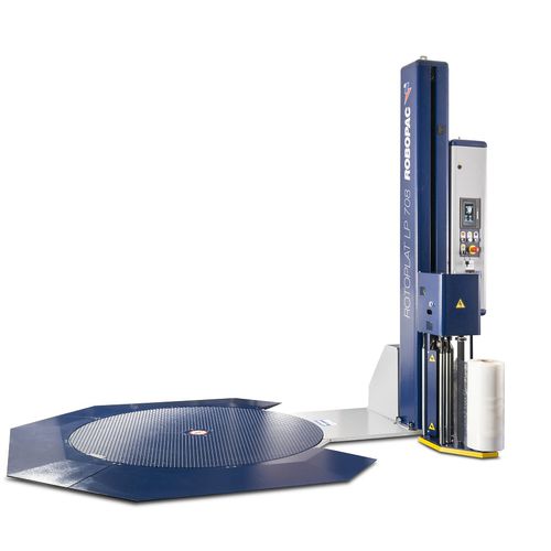 Stretchwickler mit Drehteller - ROTOPLAT LP - ROBOPAC SPA - für flache Pakete / Paletten / mit Stretchfolie