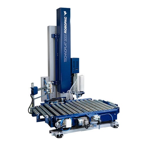 Stretchwickler mit Drehteller - TECHNOPLAT 3000 series - ROBOPAC SPA - automatisch / für Karton / Paletten