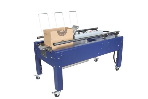 Kartonverschließer / 4 Klappen - STARBOX series - ROBOPAC SPA - mit Klebeband / halbautomatisch