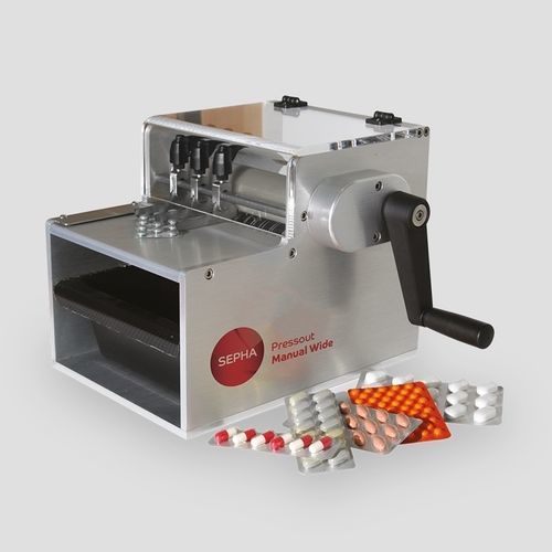 Manueller Entblistermaschine - PressOut - Sepha Ltd.
