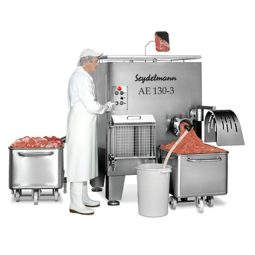 Fleisch-Industriewolf - AE 130/3 - Maschinenfabrik Seydelmann - automatisch / Edelstahl