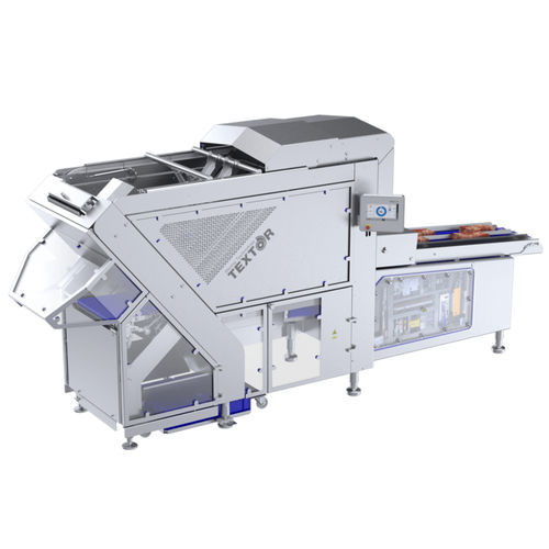 Fleischschneidemaschine - TS750 - Weber Maschinenbau - automatisch / mit Sichelmesser / Edelstahl
