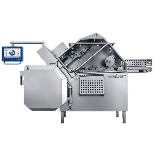 Fleischschneidemaschine - 702 series - Weber Maschinenbau - automatisch / Rundmesser / Edelstahl