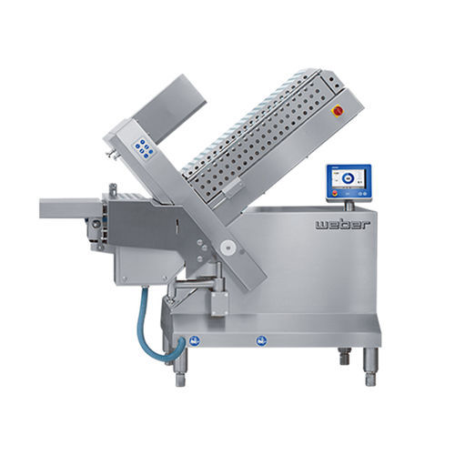 Fleischschneidemaschine - 305 series - Weber Maschinenbau - automatisch / Rundmesser / Edelstahl