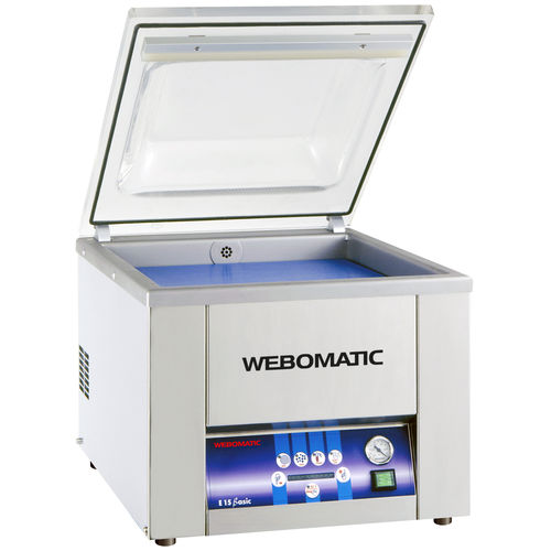 Manuelle Verpackungsmaschine - E15-D Basic - WEBOMATIC - Vakuum / Hauben / Tischgerät