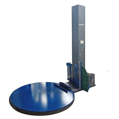 Stretchwickler mit Drehteller - T1650FZ  - SHANDONG SINOLION MACHINERY CORP LTD - automatisch / für Kartons / für Fertigprodukte