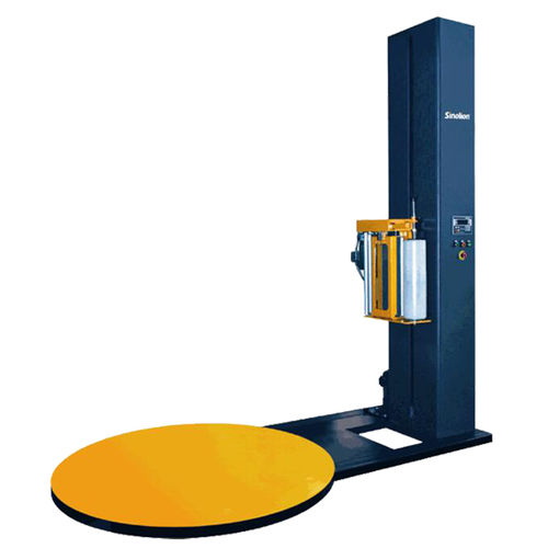 Stretchwickler mit Drehteller - T1650F - SHANDONG SINOLION MACHINERY CORP LTD - halbautomatisch / Paletten / für Pflanzenschutzmittel