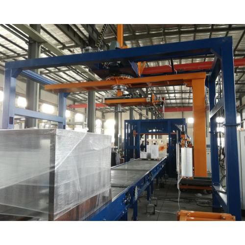 Automatischer Stretchwickler - R1800FZ-PL - SHANDONG  SINOLION  MACHINERY  CORP  LTD - mit Drehring / mit Dreharm / mit mechanischer Bremse