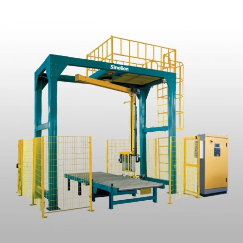Stretchwickler mit Dreharm - R1800 FZ-PL - SHANDONG  SINOLION  MACHINERY  CORP  LTD - vollautomatisch / für die Lebensmittel- und Getränkeindustrie / für die Fertigungsindustrie
