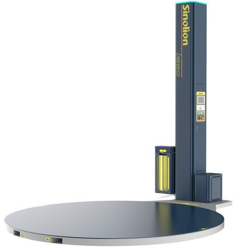 Stretchwickler mit Drehteller - T1650F-L - SHANDONG  SINOLION  MACHINERY  CORP  LTD - halbautomatisch / für Glas / für die Lebensmittel- und Getränkeindustrie