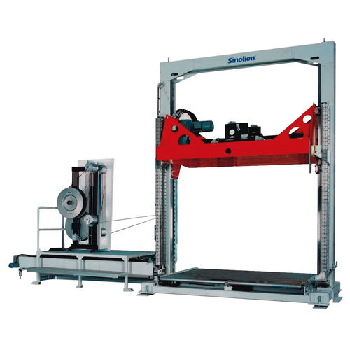 Automatische Umreifungsmaschine - SKV-1220 - SHANDONG  SINOLION  MACHINERY  CORP  LTD - Paletten / für Polypropylenbänder / 380V dreiphasig