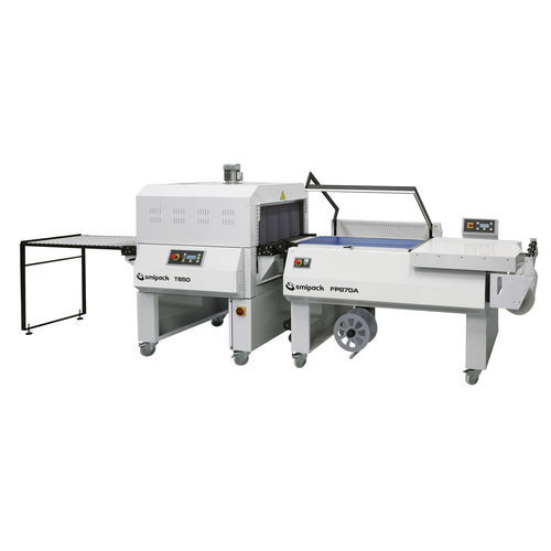 Halbautomatischer Winkelschweißer - FP870A - Smipack S.p.A. - kontinuierlich / mit Schrumpftunnel / Schrumpffilm-Verpackungsmaschine