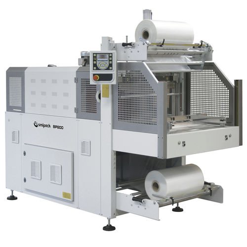 Schweißstange-Schrumpffolienverpackungsmaschine - BP800 - Smipack S.p.A. - halbautomatisch / für Textilien / für PET-Flaschen