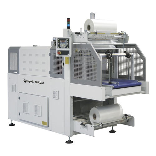 Automatische Schrumpffolienverpackungsmaschine - BP800AS - Smipack S.p.A. - für PET-Flaschen / für Kisten / für Flaschenpacks