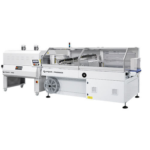 Automatischer Winkelschweißer - FP8000CS - Smipack S.p.A. - mit Schrumpftunnel / Schrumpffilm-Verpackungsmaschine