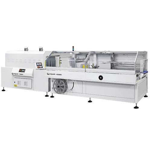 Kontinuierliche Seitenschweißmaschine - HS800 - Smipack S.p.A. - automatisch / elektrisch / mit Schrumpftunnel