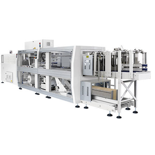 Inline-Schrumpffolienverpackungsmaschine - XP650 ALX-T - Smipack S.p.A. - automatisch / Schalen / für die Lebensmittel- und Getränkeindustrie