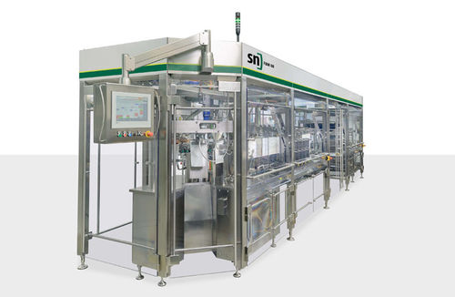 Automatische Verpackungsmaschine - FMH 80 - SN Maschinenbau GmbH - horizontal / für Hygieneprodukte / für die Lebensmittelindustrie