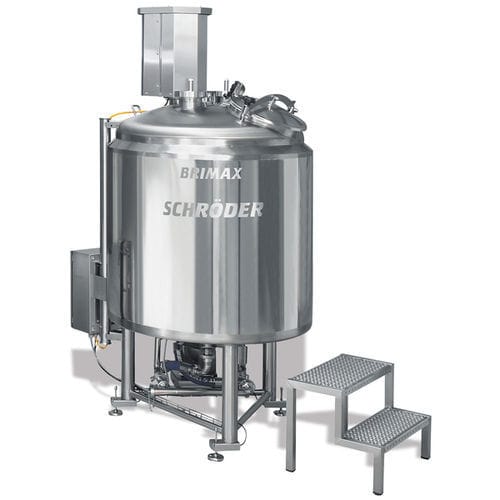 Speicherbecken - BRIMAX 2000  - TIPPER TIE TECHNOPACK GmbH - für Fleisch / Edelstahl / zylinderförmig