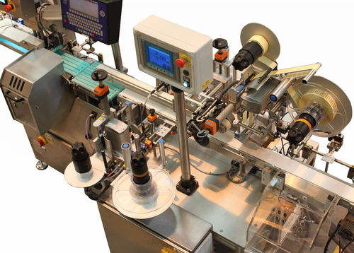 Tintenstrahl-Druckmaschine - STE PHARMACARTON T/E COMBO - Travtec Group - für Etiketten / für Karton / für Verpackung