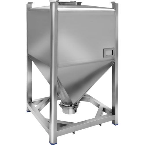 IBC-Behälter / Edelstahl - BP series - Vector Corporation - für Pharmaprodukte / für Pulver und Granulat / Lager