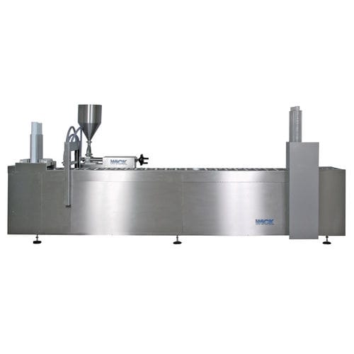 Vollautomatische Füll- und Verschließanlage - DFB-C - WICK-Machinery GmbH - Becher / linear
